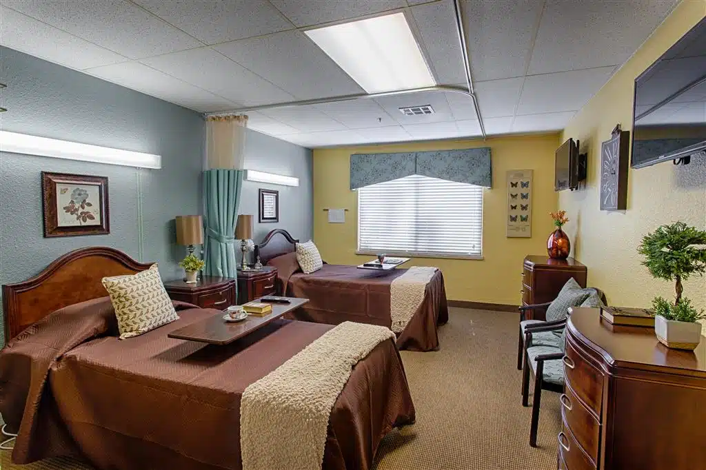 Ashford Gardens patient room