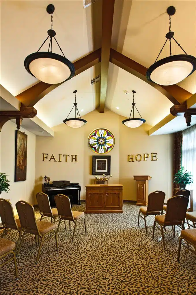 The Belmont at Twin Creeks chapel