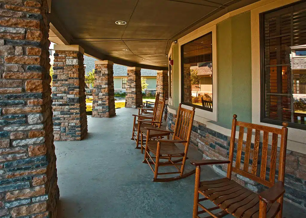 The Belmont at Twin Creeks patio