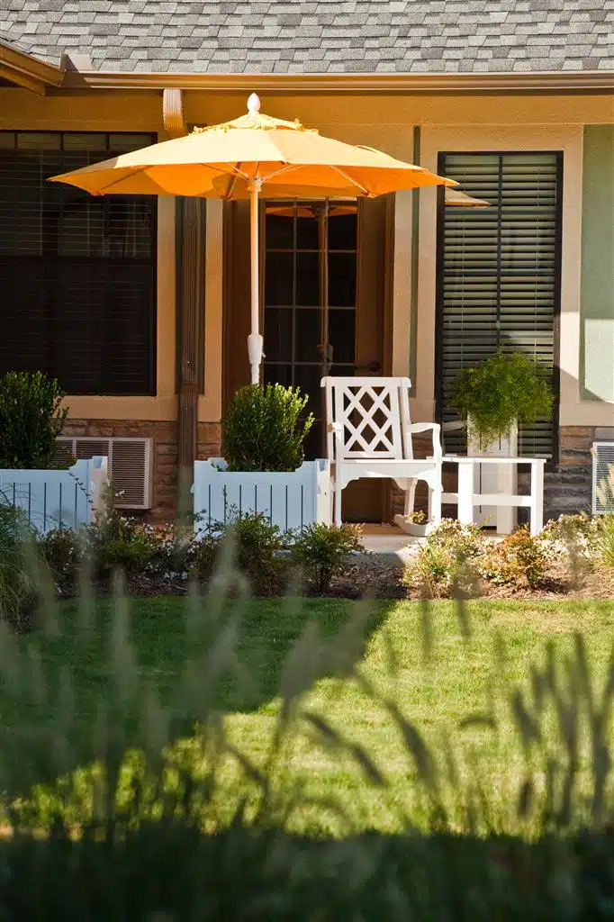 The Belmont at Twin Creeks patio