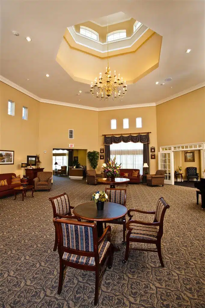 Living room of The Bradford at Brookside