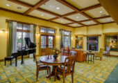 Living room of The Broadmoor at Creekside Park