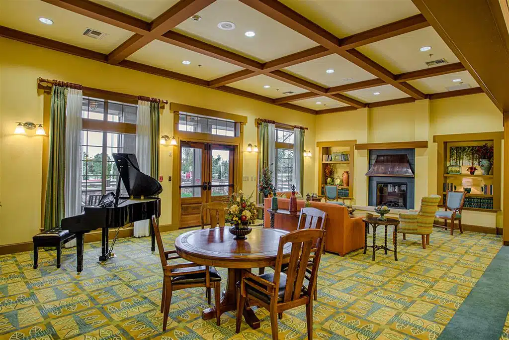 Living room of The Broadmoor at Creekside Park