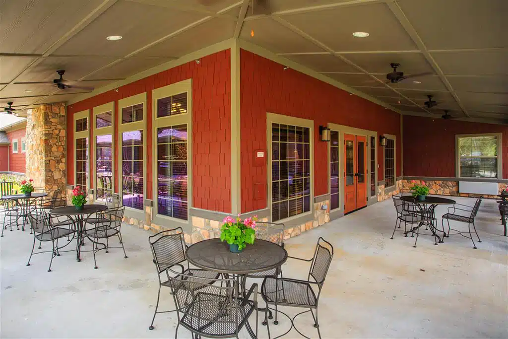 Patio of the Broadmoor at Creekside Park
