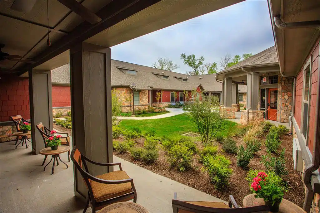 Patio of the Broadmoor at Creekside Park
