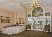 Reception area of The Carlyle at Stonebridge Park