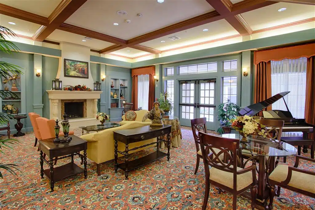 The Crescent living room