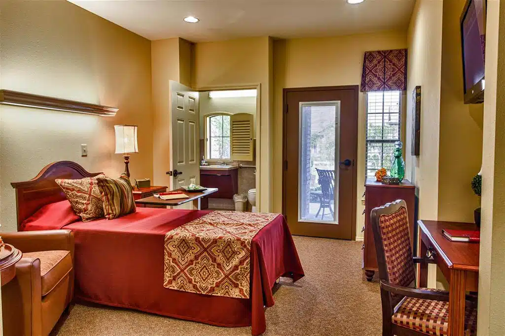 The Harrison at Heritage patient room