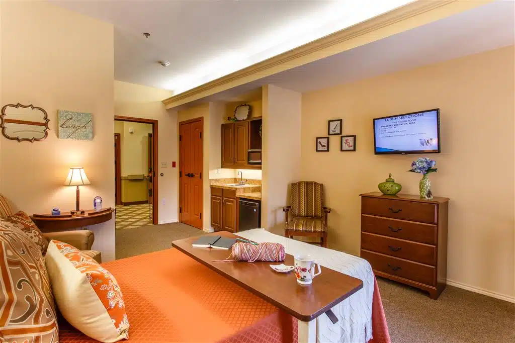 Hollymead patient room