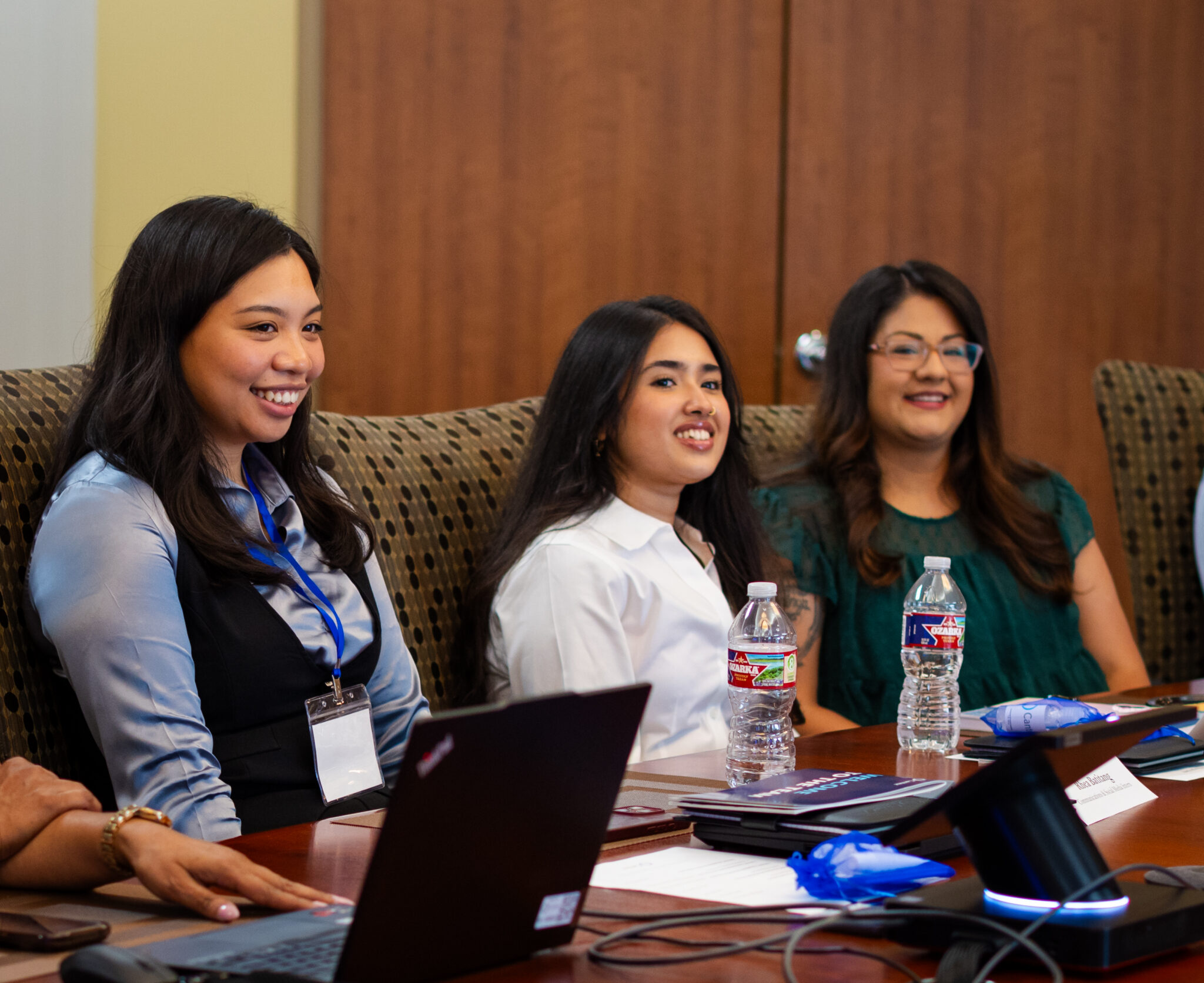 Rhea Batitang, Fatima Khan, and Brittany Wright