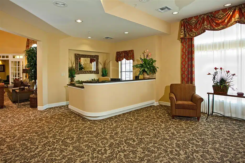 Laurel Court reception area