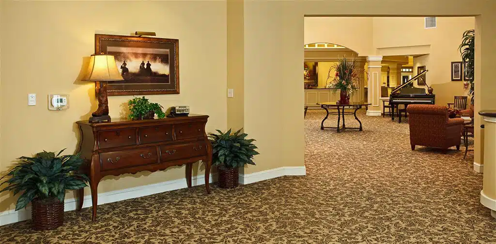 Laurel Court reception area