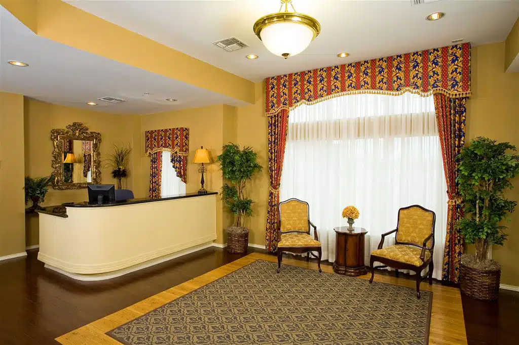 Reception area of The Madison on Marsh