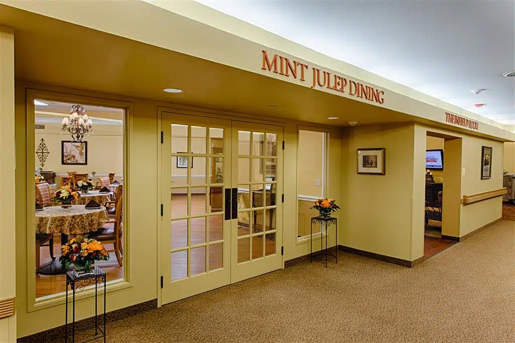 The Manor at Seagoville dining room