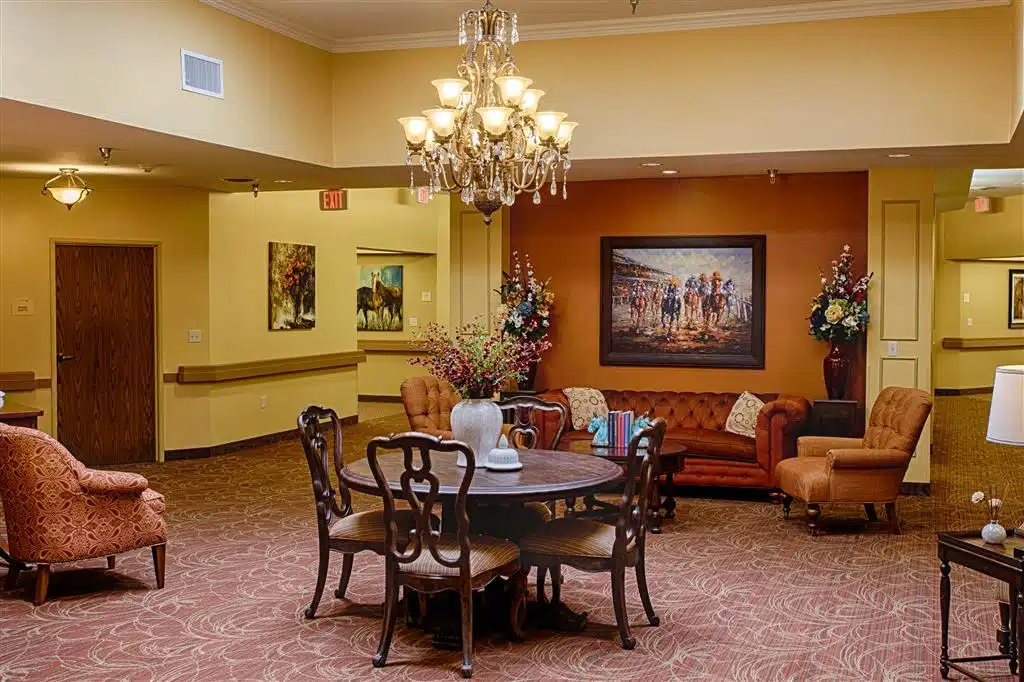 The Manor at Seagoville living room