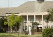 Main entrance of St. Joseph Continuing Care Center