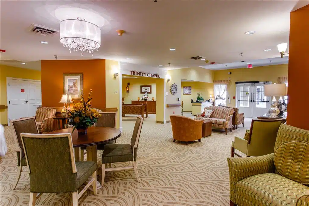 The Villa at Mountain View living room